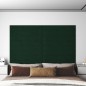 Pannelli Murali 12 pz Verde Scuro 90x15 cm Velluto 1,62 m² Pannelli Murali 12 pz Verde Scuro 90x15 cm Velluto 1,62 m²