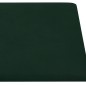 Pannelli Murali 12 pz Verde Scuro 90x15 cm Velluto 1,62 m² Pannelli Murali 12 pz Verde Scuro 90x15 cm Velluto 1,62 m²