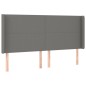 Letto a Molle Materasso e LED Grigio Scuro 160x200cm in Tessuto Letto a Molle Materasso e LED Grigio Scuro 160x200cm in Tessuto