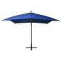 Ombrellone a Sbalzo Azzurro 3x3 m Palo in Abete Massello Ombrellone a Sbalzo Azzurro 3x3 m Palo in Abete Massello