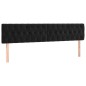 Letto a Molle con Materasso e LED Nero 200x200 cm in Velluto Letto a Molle con Materasso e LED Nero 200x200 cm in Velluto