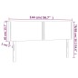vidaXL Testiere 2 pz Nere 72x5x78/88 cm in Similpelle vidaXL Testiere 2 pz Nere 72x5x78/88 cm in Similpelle