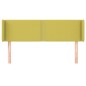 Testiera ad Orecchio Verde 147x16x78/88 cm in Tessuto