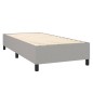 vidaXL Letto a Molle Materasso e LED Grigio Chiaro 80x200 cm Tessuto vidaXL Letto a Molle Materasso e LED Grigio Chiaro 80x200 cm Tessuto