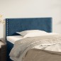 vidaXL Testiera Blu Scuro 80x5x78/88 cm in Velluto vidaXL Testiera Blu Scuro 80x5x78/88 cm in Velluto
