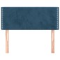 vidaXL Testiera Blu Scuro 80x5x78/88 cm in Velluto vidaXL Testiera Blu Scuro 80x5x78/88 cm in Velluto