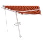 Tenda da Sole Automatica Autoportante 300x250cm Arancio Marrone Tenda da Sole Automatica Autoportante 300x250cm Arancio Marrone