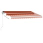 Tenda da Sole Automatica Autoportante 300x250cm Arancio Marrone Tenda da Sole Automatica Autoportante 300x250cm Arancio Marrone