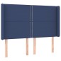 vidaXL Letto a Molle con Materasso e LED Blu 140x200 cm in Tessuto vidaXL Letto a Molle con Materasso e LED Blu 140x200 cm in Tessuto