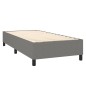 vidaXL Letto a Molle Materasso e LED Grigio Scuro 90x200 cm in Tessuto vidaXL Letto a Molle Materasso e LED Grigio Scuro 90x200 cm in Tessuto