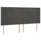 Letto a Molle con Materasso e LED Grigio Scuro 180x200 cm Letto a Molle con Materasso e LED Grigio Scuro 180x200 cm