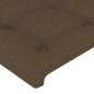 Testiera ad Orecchio Marrone Scuro 83x16x78/88 cm in Tessuto Testiera ad Orecchio Marrone Scuro 83x16x78/88 cm in Tessuto