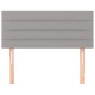 Testiera Grigio Chiaro 100x5x78/88 cm in Tessuto Testiera Grigio Chiaro 100x5x78/88 cm in Tessuto