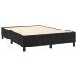 vidaXL Letto a Molle con Materasso e LED Nero 140x190 cm in Velluto vidaXL Letto a Molle con Materasso e LED Nero 140x190 cm in Velluto