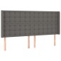 vidaXL Giroletto Molle con Materasso e LED Grigio 180x200cm Similpelle vidaXL Giroletto Molle con Materasso e LED Grigio 180x200cm Similpelle