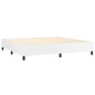 vidaXL Giroletto Molle con Materasso e LED Bianco 200x200cm Similpelle vidaXL Giroletto Molle con Materasso e LED Bianco 200x200cm Similpelle