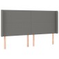 Letto a Molle Materasso e LED Grigio Scuro 200x200cm in Tessuto Letto a Molle Materasso e LED Grigio Scuro 200x200cm in Tessuto