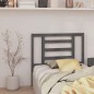 Testiera per Letto Grigia 106x4x100cm in Legno Massello di Pino Testiera per Letto Grigia 106x4x100cm in Legno Massello di Pino