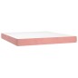 vidaXL Letto a Molle con Materasso e LED Rosa 180x200 cm in Velluto vidaXL Letto a Molle con Materasso e LED Rosa 180x200 cm in Velluto