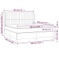 vidaXL Letto a Molle con Materasso e LED Rosa 180x200 cm in Velluto vidaXL Letto a Molle con Materasso e LED Rosa 180x200 cm in Velluto