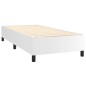 Giroletto Molle con Materasso e LED Bianco 100x200cm Similpelle Giroletto Molle con Materasso e LED Bianco 100x200cm Similpelle