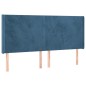vidaXL Letto a Molle con Materasso e LED Blu Scuro 160x200 cm vidaXL Letto a Molle con Materasso e LED Blu Scuro 160x200 cm