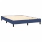 vidaXL Giroletto a Molle con Materasso Blu 140x200 cm in Tessuto