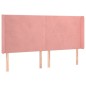 vidaXL Letto a Molle con Materasso e LED Rosa 180x200 cm in Velluto vidaXL Letto a Molle con Materasso e LED Rosa 180x200 cm in Velluto