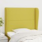 Testiera ad Orecchio Verde 93x23x118/128 cm in Tessuto Testiera ad Orecchio Verde 93x23x118/128 cm in Tessuto