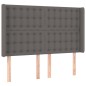 vidaXL Giroletto Molle con Materasso e LED Grigio 140x200cm Similpelle vidaXL Giroletto Molle con Materasso e LED Grigio 140x200cm Similpelle