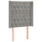vidaXL Letto a Molle Materasso e LED Grigio Chiaro 80x200 cm Velluto vidaXL Letto a Molle Materasso e LED Grigio Chiaro 80x200 cm Velluto