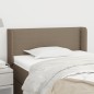 Testiera ad Orecchio Tortora 93x16x78/88 cm in Tessuto Testiera ad Orecchio Tortora 93x16x78/88 cm in Tessuto