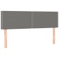 vidaXL Giroletto a Molle con Materasso Grigio Scuro 140x190 cm Tessuto