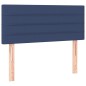 Giroletto a Molle con Materasso Blu 120x200 cm in Tessuto