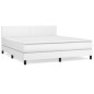 Giroletto a Molle con Materasso Bianco 180x200 cm in Similpelle