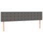vidaXL Giroletto a Molle con Materasso Grgio 180x200 cm in Similpelle