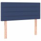 Giroletto a Molle con Materasso Blu 100x200 cm in Tessuto