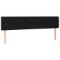 vidaXL Giroletto a Molle con Materasso Nero 180x200 cm in Tessuto