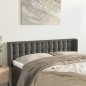 Testiera ad Orecchio Grigio Scuro 147x16x78/88 cm in Velluto Testiera ad Orecchio Grigio Scuro 147x16x78/88 cm in Velluto