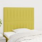 Testiera 2 pz Verde 100x5x78/88 cm in Tessuto Testiera 2 pz Verde 100x5x78/88 cm in Tessuto