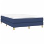 Giroletto a Molle con Materasso Blu 140x200 cm in Tessuto