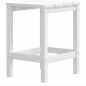 Sedie Giardino con Poggiapiedi e Tavolo Adirondack HDPE Bianco Sedie Giardino con Poggiapiedi e Tavolo Adirondack HDPE Bianco
