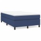 vidaXL Giroletto a Molle con Materasso Blu 120x200 cm in Tessuto