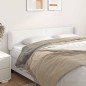 Testiera ad Orecchio Bianca 183x23x78/88 cm in Similpelle Testiera ad Orecchio Bianca 183x23x78/88 cm in Similpelle
