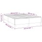 Giroletto a Molle con Materasso Tortora 140x200 cm in Tessuto