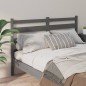 Testiera per Letto Grigia 141x4x100cm in Legno Massello di Pino Testiera per Letto Grigia 141x4x100cm in Legno Massello di Pino