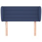 vidaXL Testiera ad Orecchio Blu 93x23x78/88 cm in Tessuto vidaXL Testiera ad Orecchio Blu 93x23x78/88 cm in Tessuto