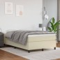 Giroletto a Molle con Materasso Crema 120x200 cm in Similpelle