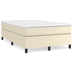 Giroletto a Molle con Materasso Crema 120x200 cm in Similpelle
