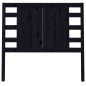 Testiera per Letto Nera 106x4x100 cm in Legno Massello di Pino Testiera per Letto Nera 106x4x100 cm in Legno Massello di Pino